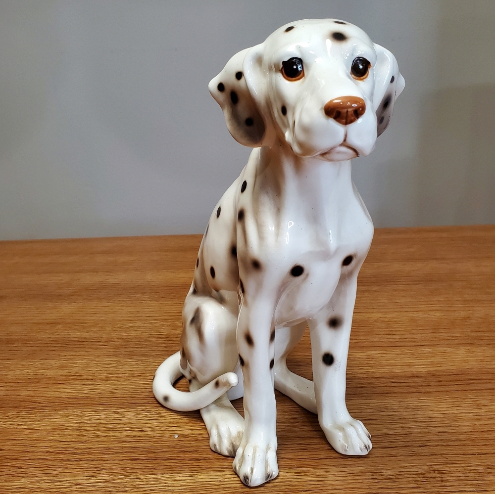 Vintage 1950's "Duke" The Kennel Club by Shafford, Large Porcelain Dalma…
